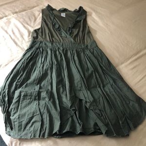 Lili&Q Hunter green dress